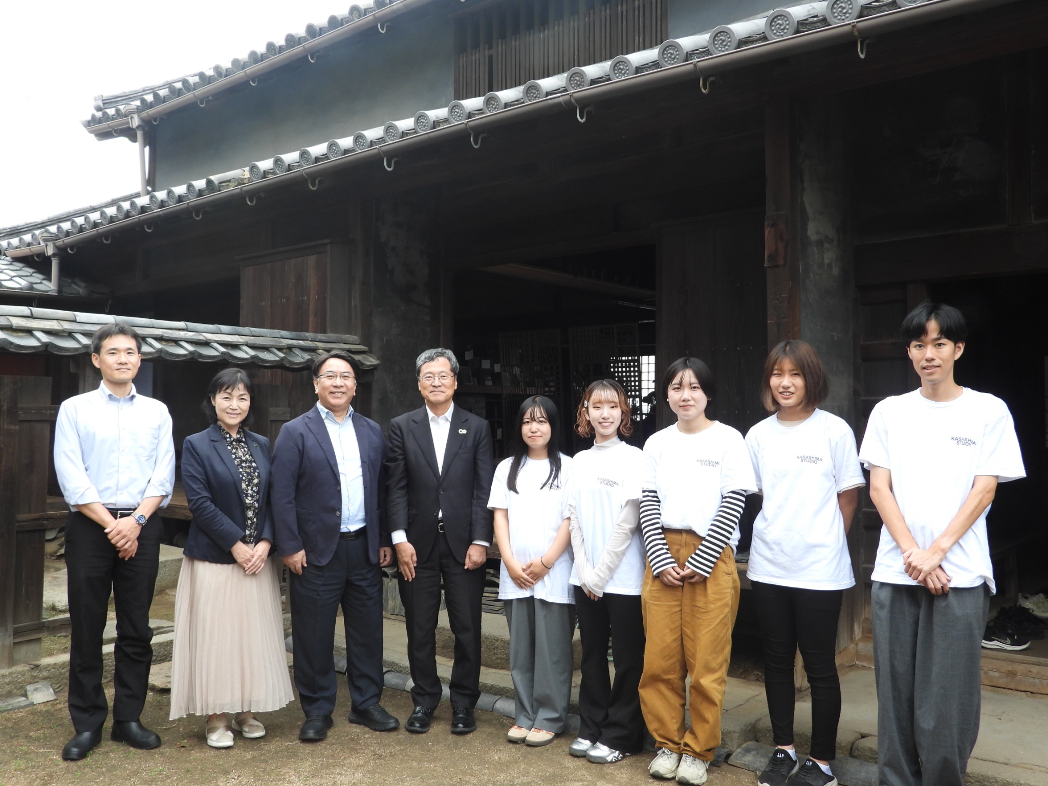 学長にご来場いただきました！